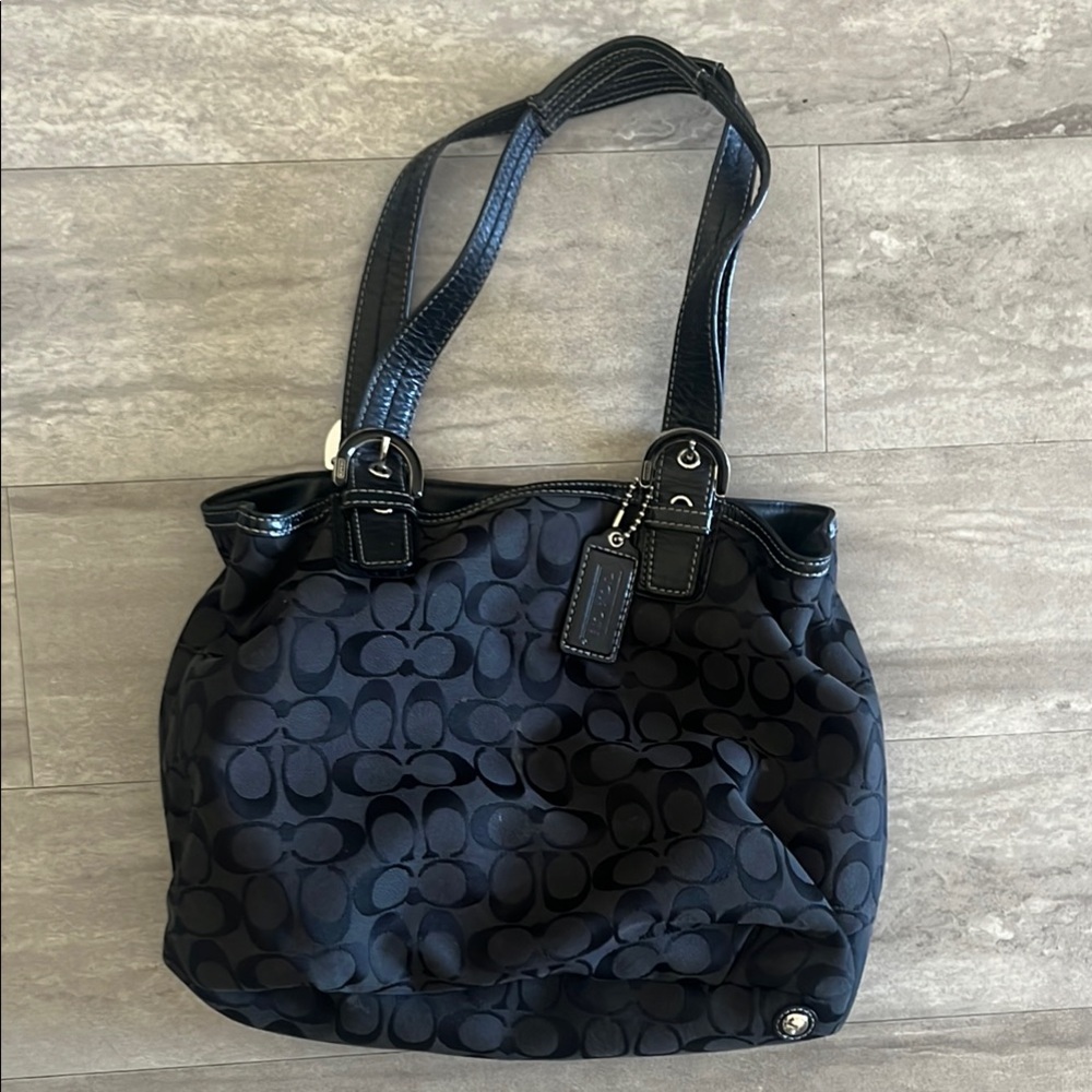 Coach Elegant Black Tote Bag